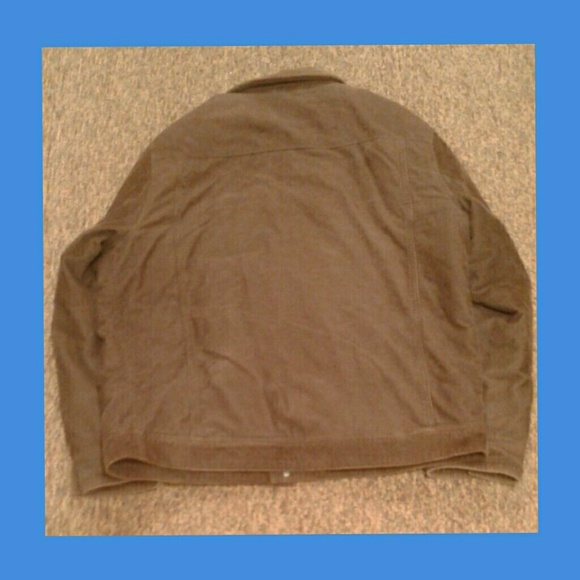 GAP XL MENS DARK BROWN CORDORY COAT LIKE NEW - Picture 4 of 4